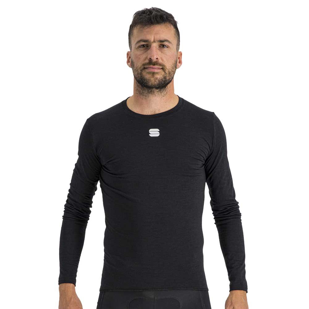 

Базовый слой с длинным рукавом Sportful Merino Layer Tee, черный