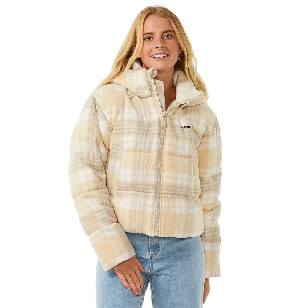 

Пуховик Rip Curl Anti-Series Surf Check, бежевый