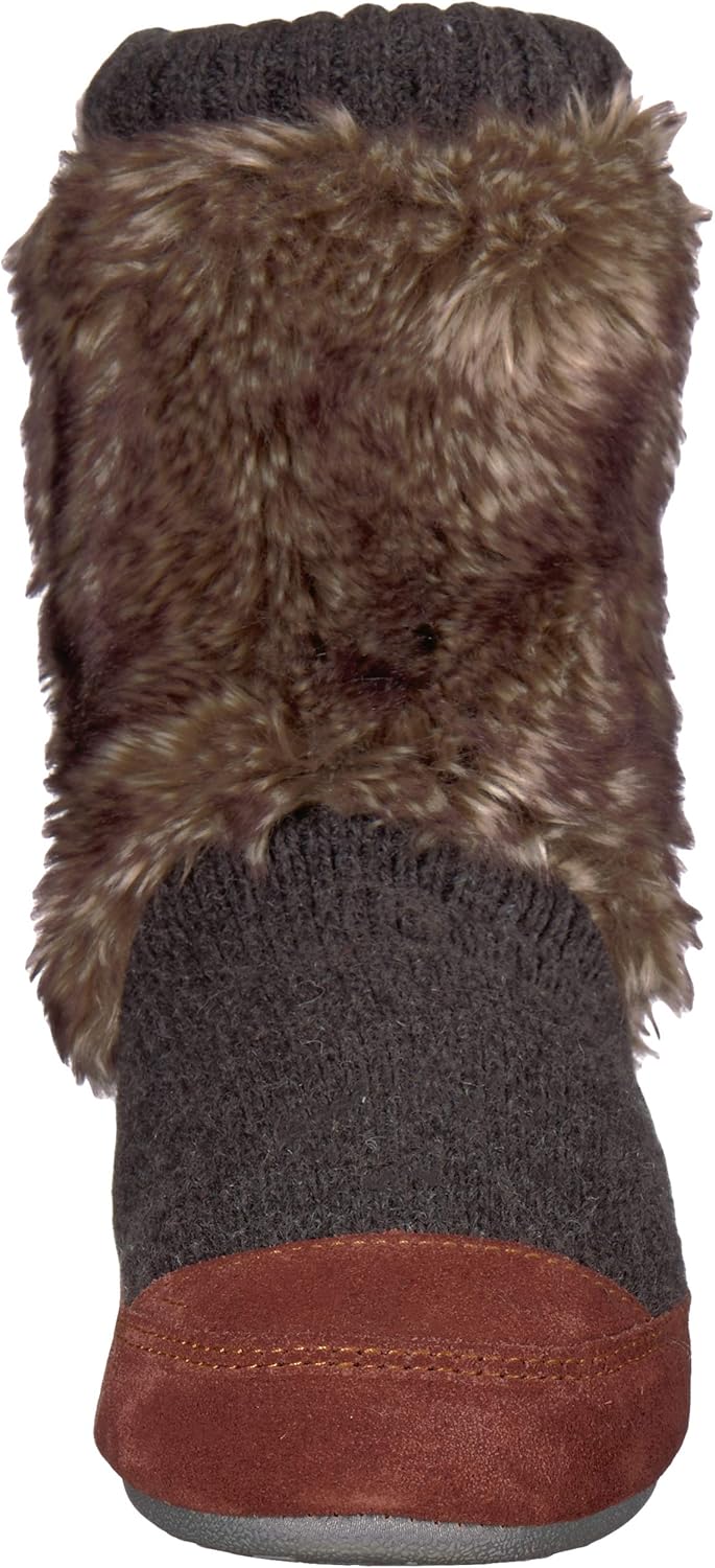 Унисекс-тапочки Acorn Cozy Slouch с подошвой для использования в помещении и на улице, угольный — фото 2