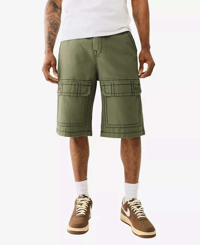 

Мужские шорты Vinny Big T Cargo True Religion, зеленый
