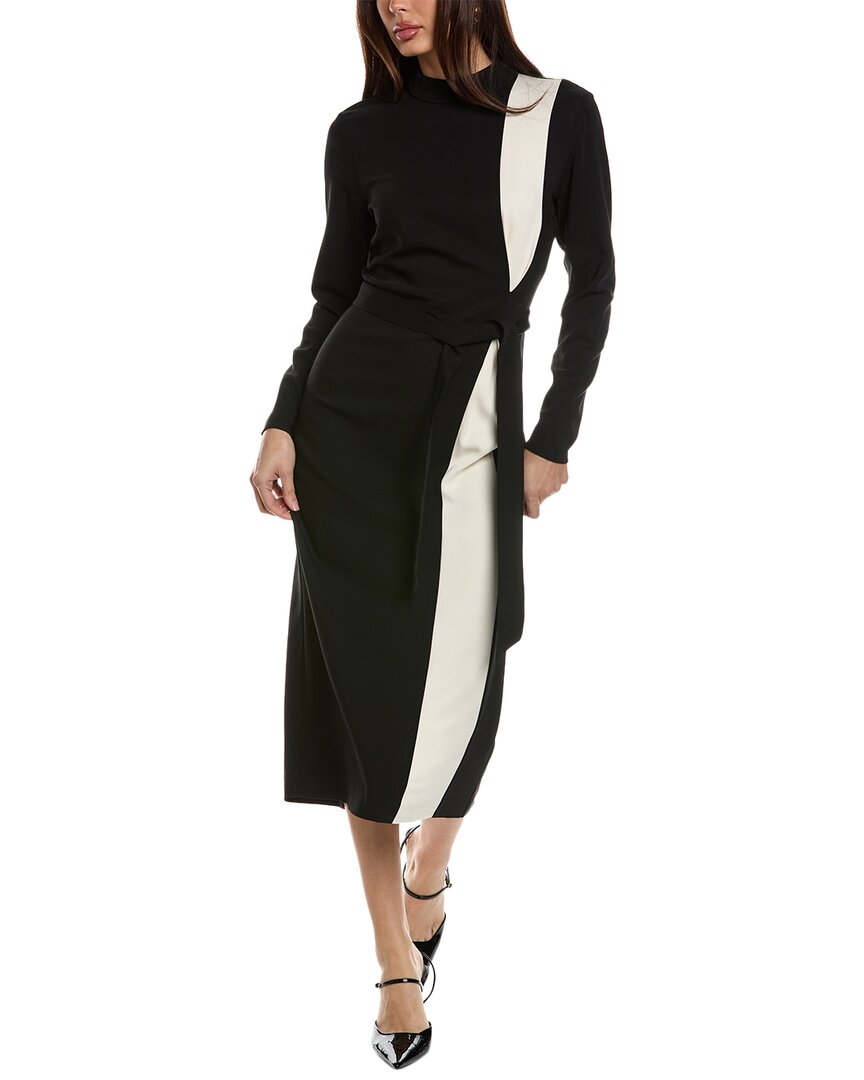 

Платье миди Reiss Millie, черный
