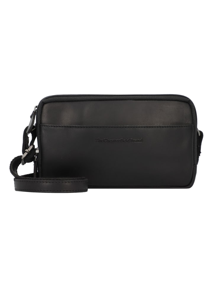 

Сумка через плечо Ellon из кожи, 20 см, черного цвета The Chesterfield Brand