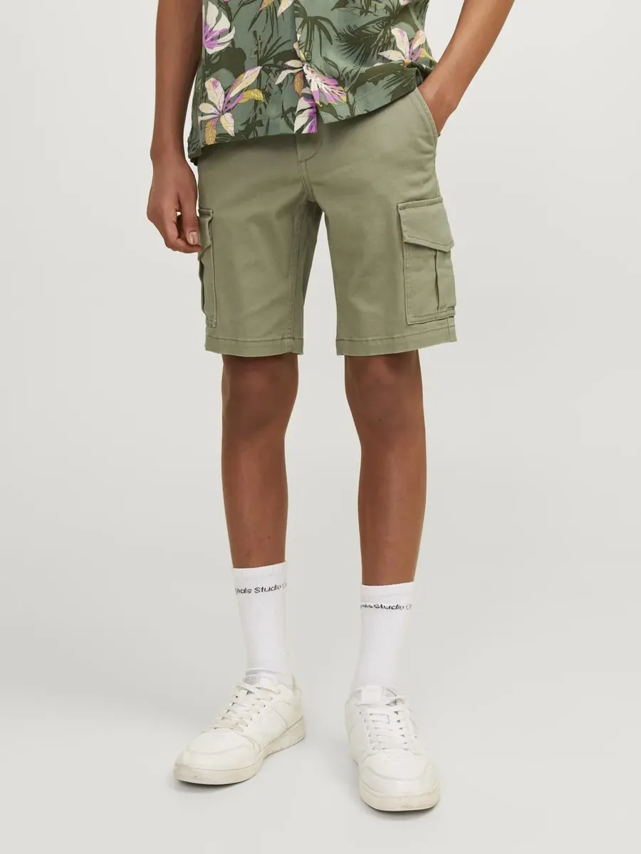 

Бермуды Jack & Jones Junior Cargo "JPSTJOE JJCARGO SHORTS JNR", зеленый