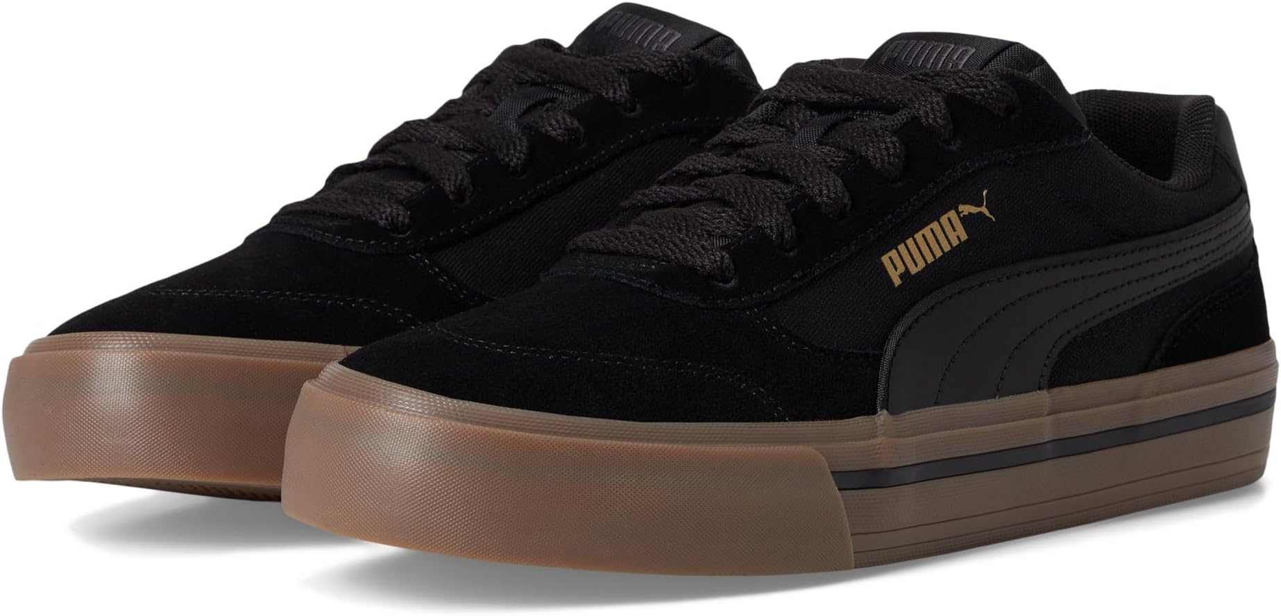 

Кроссовки PUMA Court Classic Vulc Shoes, цвет Black/Gold