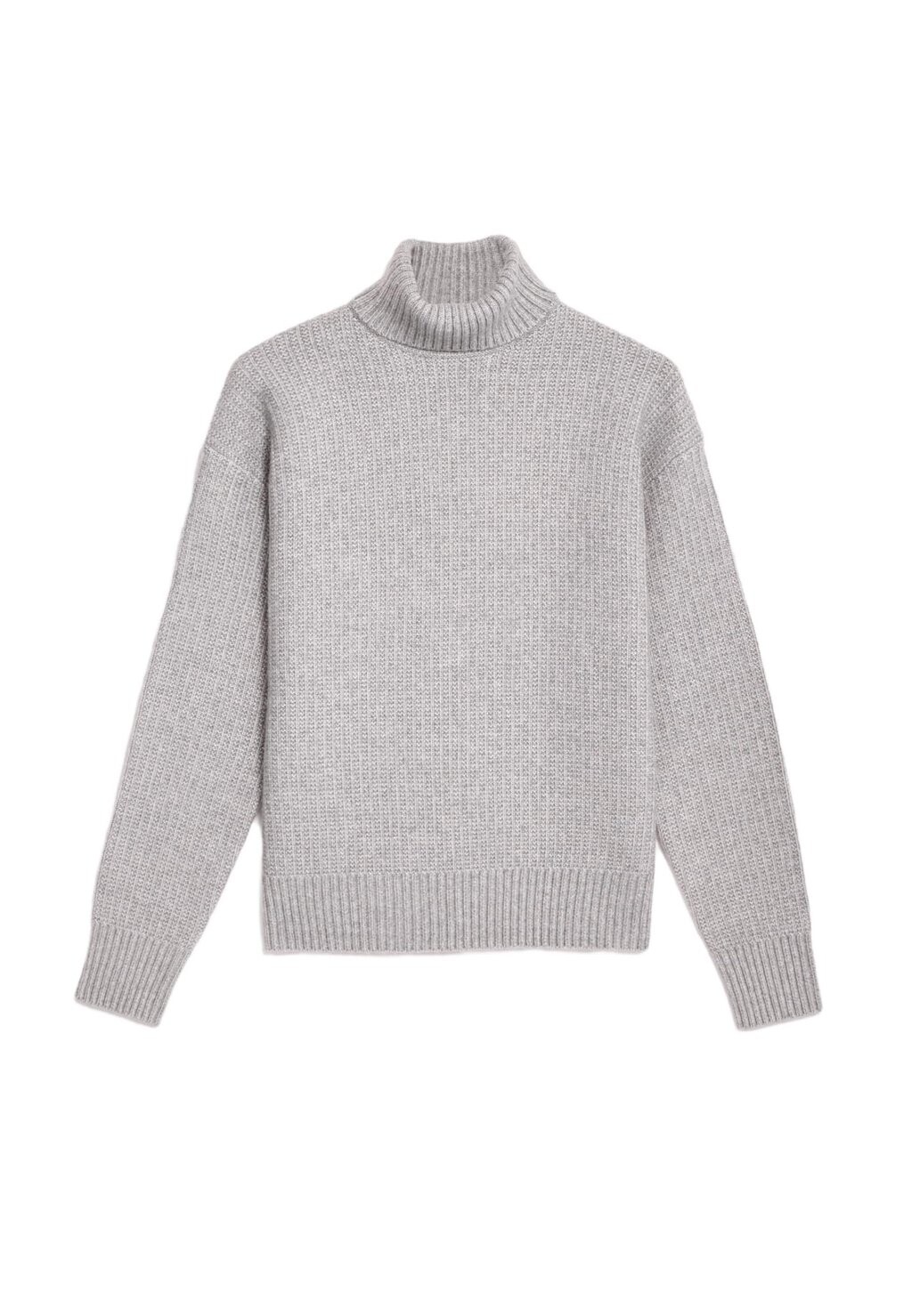 

Джемпер CLOUD YARN TEXTURED ROLL NECK Marks & Spencer, серый