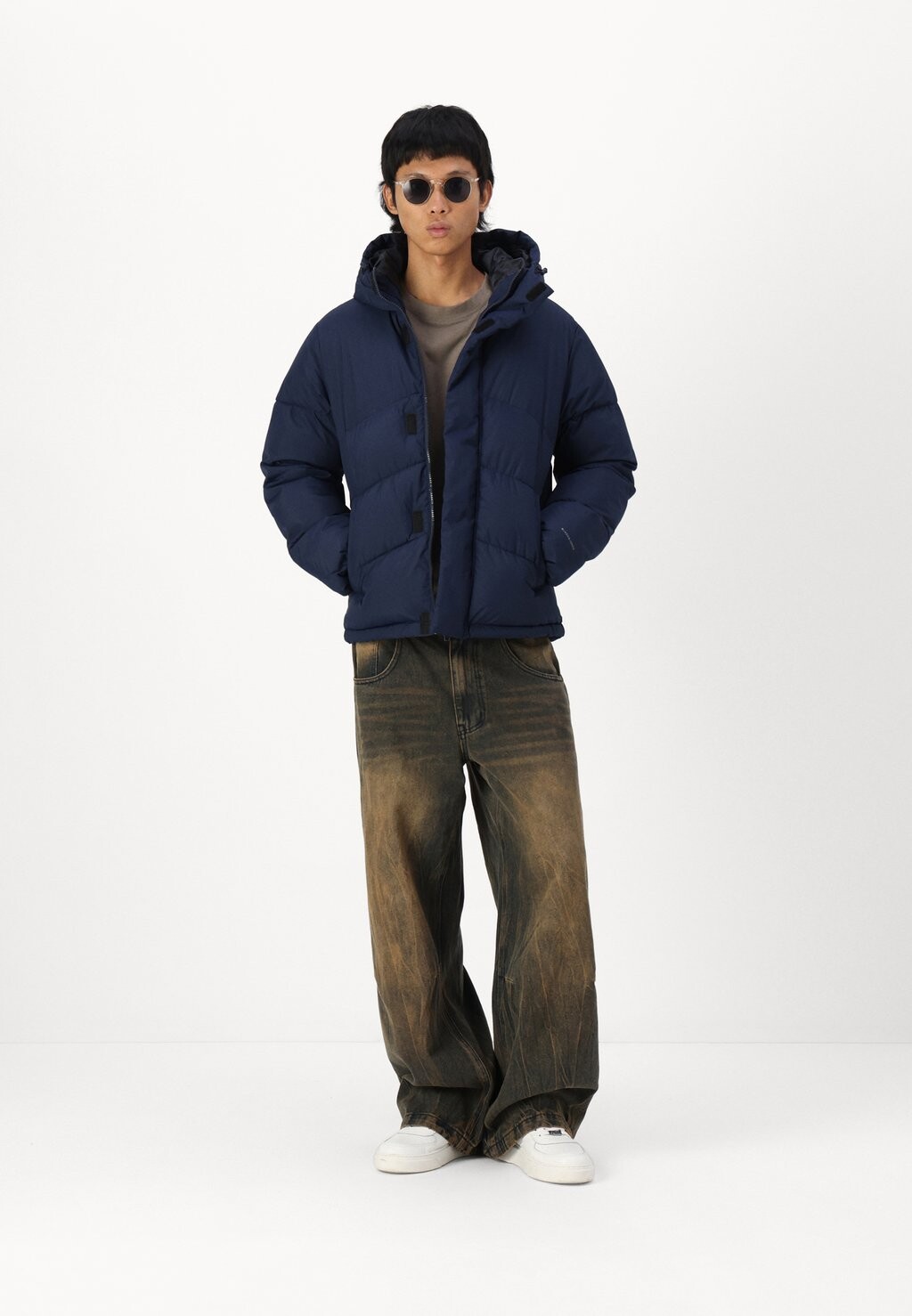 

Зимняя куртка JJWORLD PUFFER JACKET Jack & Jones, темно-синий