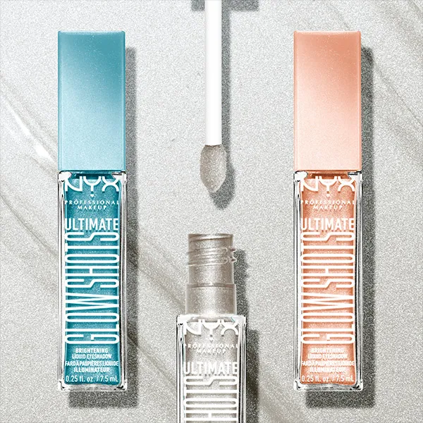 Атласные жидкие тени для век Ultimate Glow Shots Nyx Professional Make Up, цвет come thru cocon — фото 4