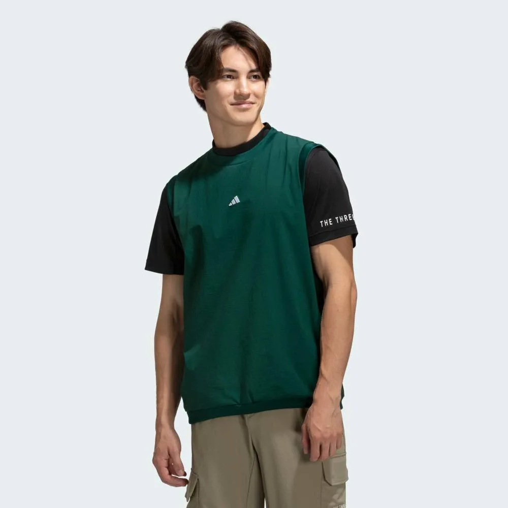 Футболка с коротким рукавом 2-в-1 Adidas, цвет Black
