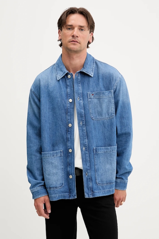 

Куртка рубашка Tommy Jeans, синий