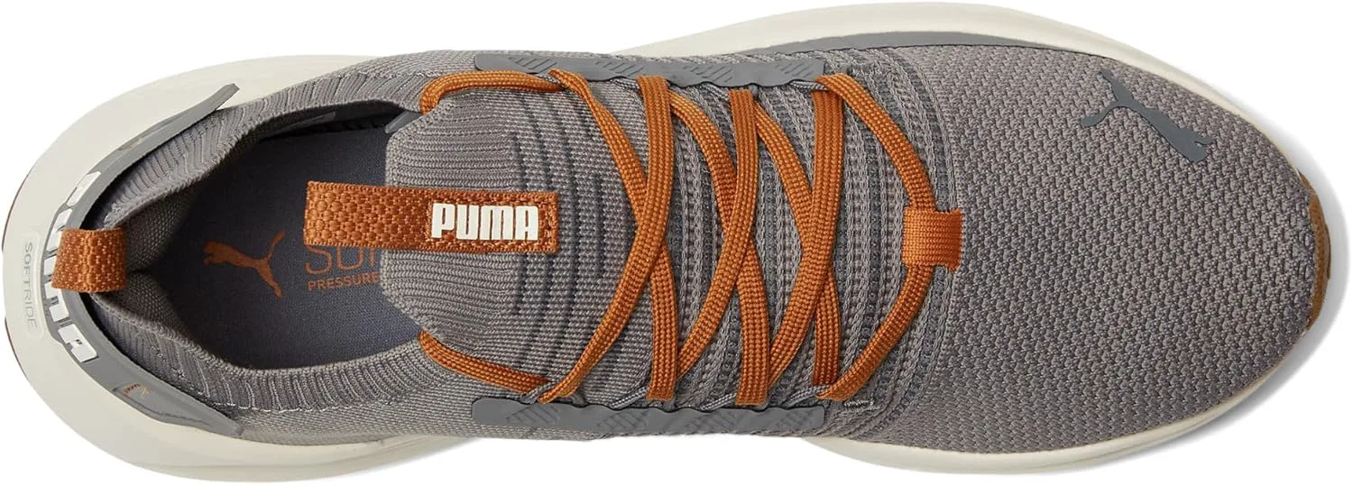 Мужские беговые кроссовки Puma Softride Symmetry Fuzion, темно-серый/белый — фото 2