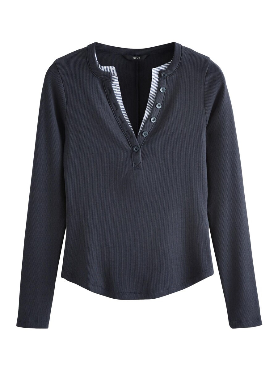 

Лонгслив Next Shirt, темно-синий