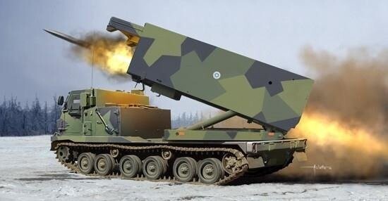 

Реактивная система залпового огня M270/A1 TRUMPETER