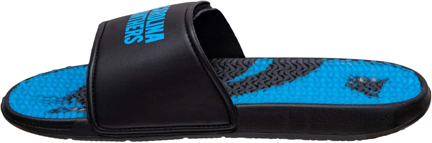 Мужские спортивные шлепанцы Legacy FOCO Commanders NFL, Carolina Panthers 7-8 Wordmark — фото 3