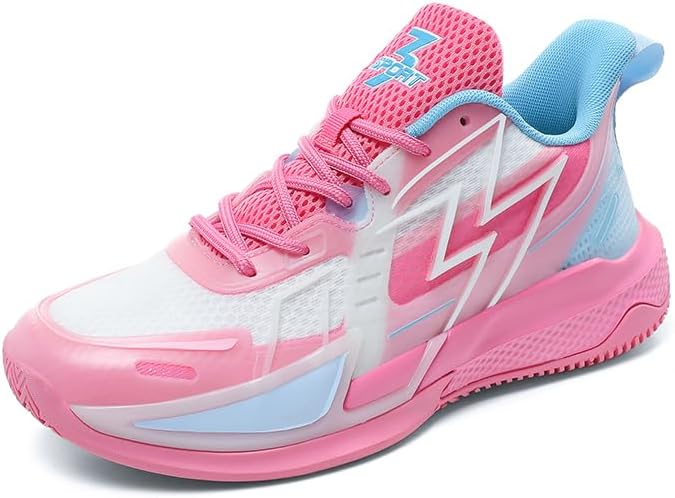 

Женские баскетбольные кроссовки, модные кроссовки, комфортные спортивные легкие нескользящие наружные кроссовки для волейбола Bacury, Rose