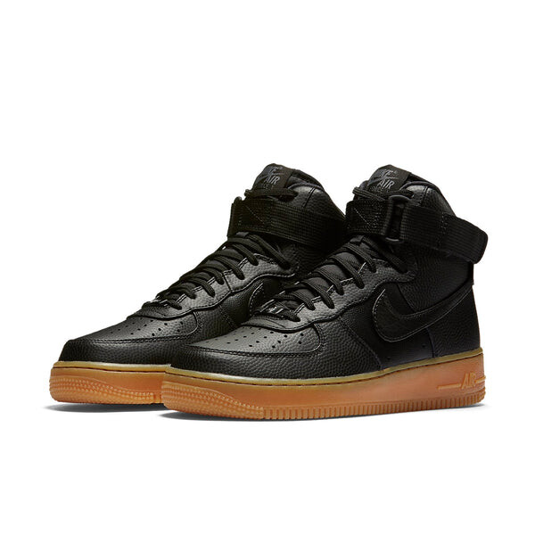 Кроссовки air force 1 высокие Nike, черный — фото 2