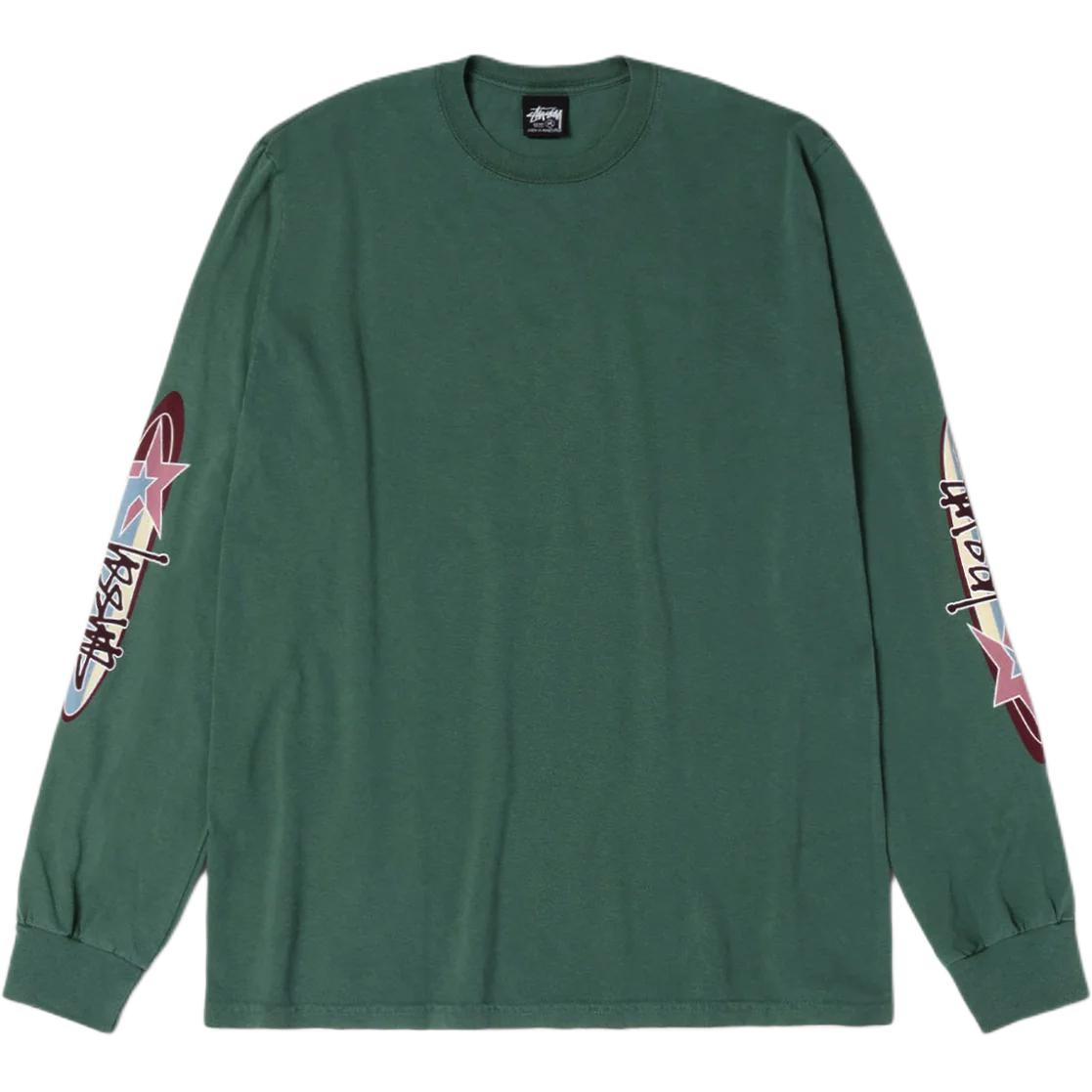Футболка с длинным рукавом Stüssy с принтом Stussy, черный — фото 4