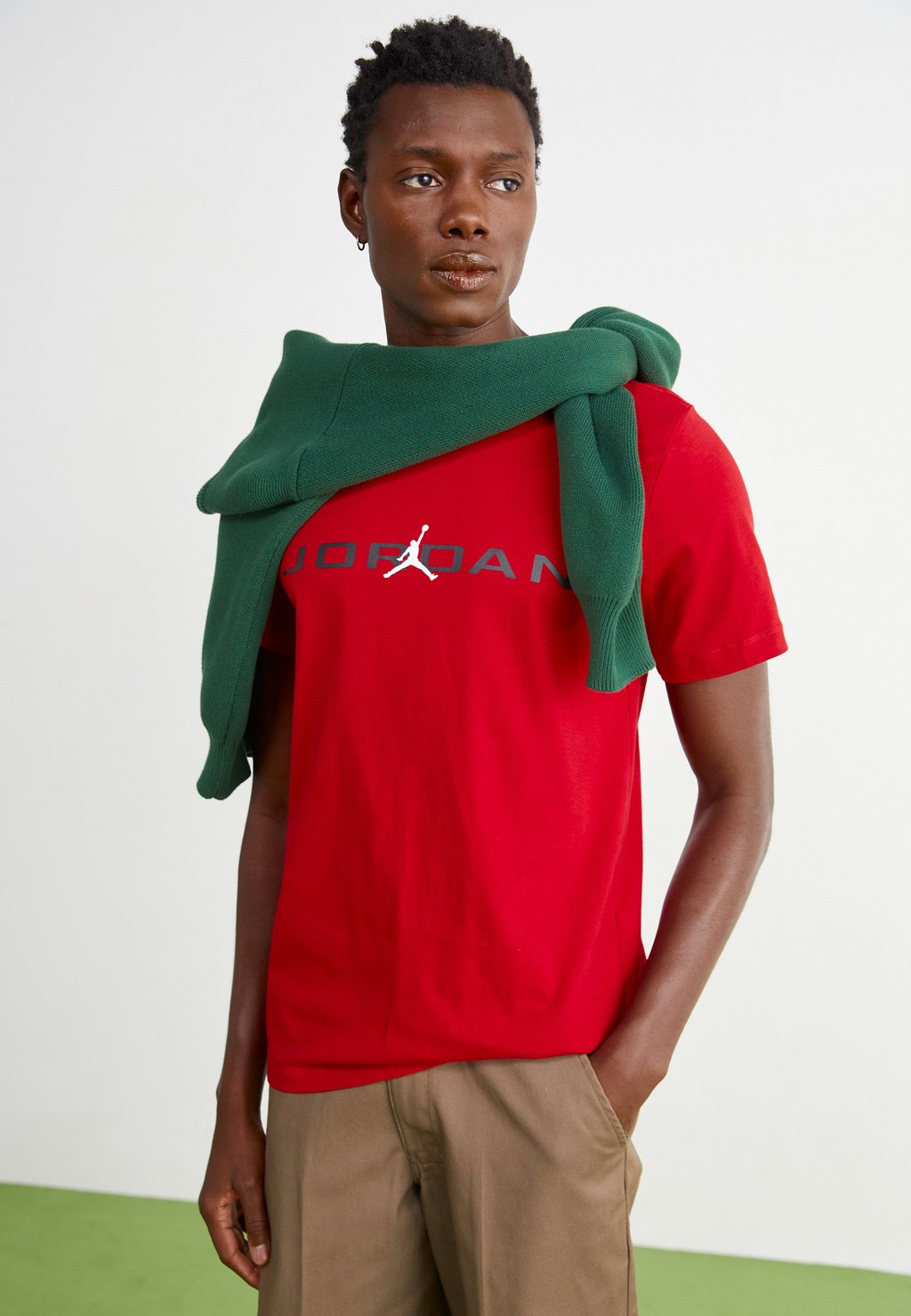 

Футболка с принтом AIR STRETCH CREW Jordan, красный