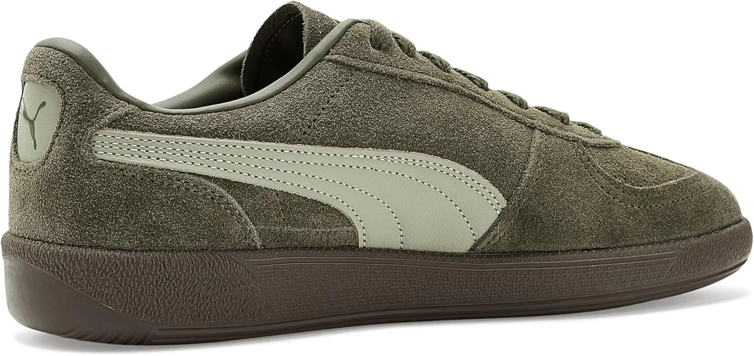 Кроссовки PUMA Palermo, кожаные, Loden Green/Gum — фото 3