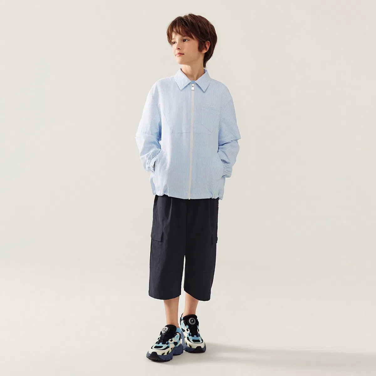 Шорты Thin FILA KIDS, Legend Blue — фото 3
