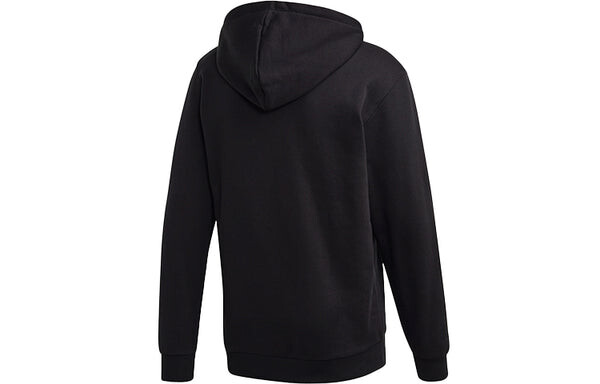 Толстовка adidas originals MINI EMB HOODY hooded Long Sleeves Black, черный — фото 2