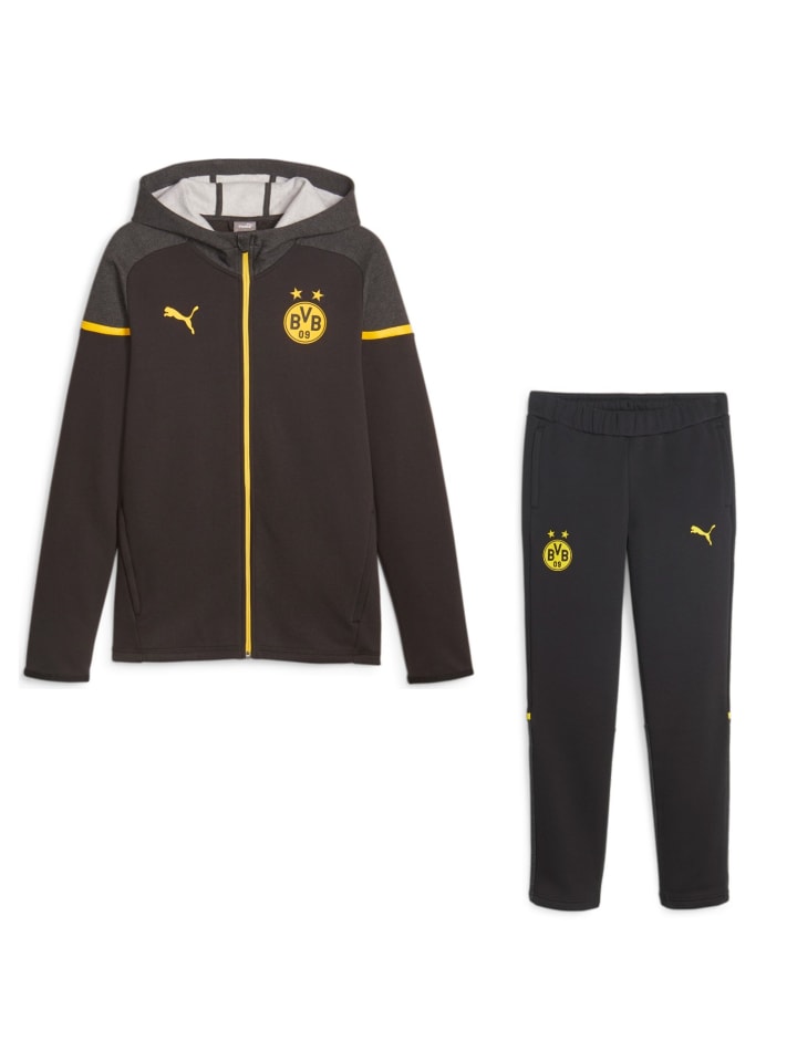 

Брюки для тренировок и бега Puma Jogginganzug BVB Borussia Dortmund Saison 23/24, черный