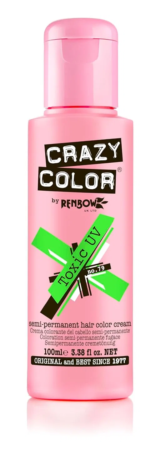 Полуперманентная краска для волос «GO TOXIC UV» от Crazy Color Crazy Color, Go Toxic