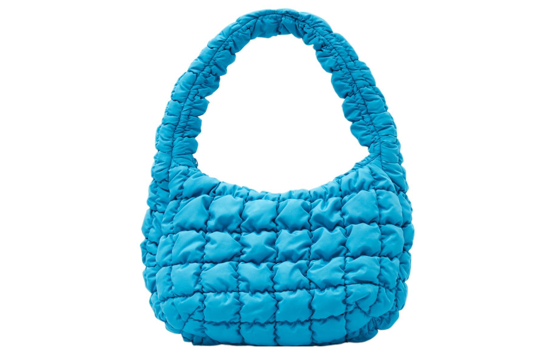 

Полиэстеровая сумка "Облако", женская сумочка, наплечная сумка бирюзового цвета COS