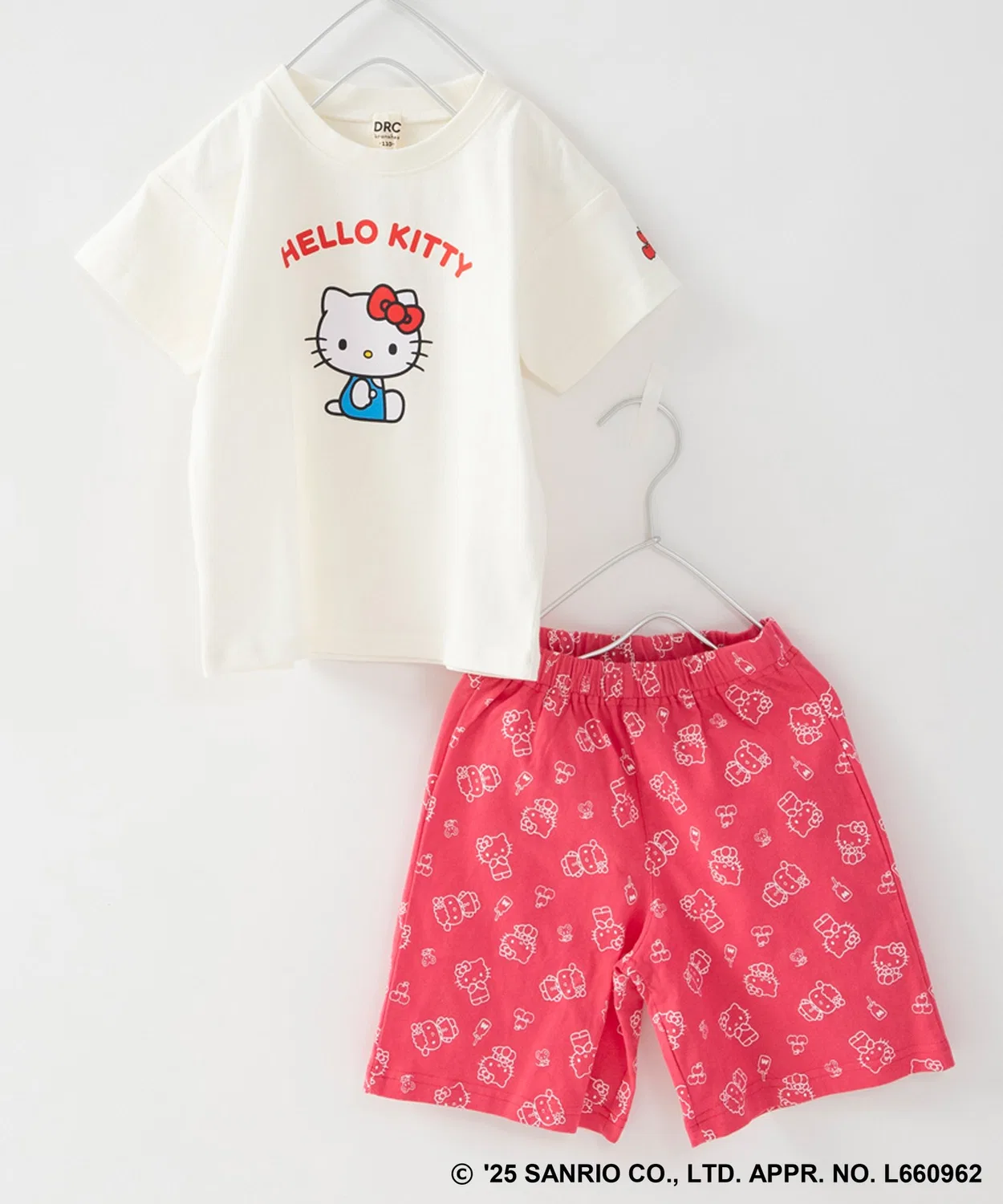 Домашний костюм Sanrio characters DRC, хлопок, серо-бежевый — фото 3