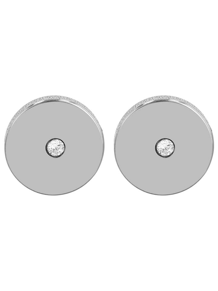 

Adeliás Женские серьги - титановые серьги-гвоздики с белыми стразами