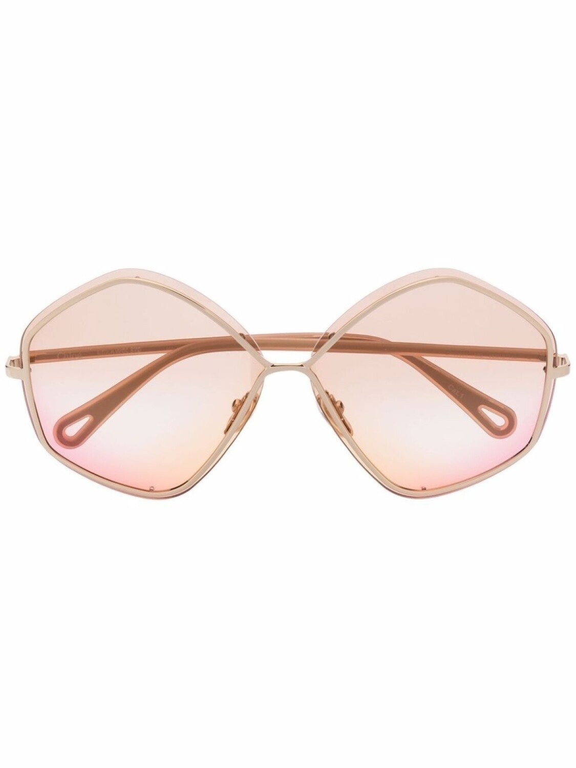 

Chloé Eyewear солнцезащитные очки с эффектом градиента, нейтральный цвет