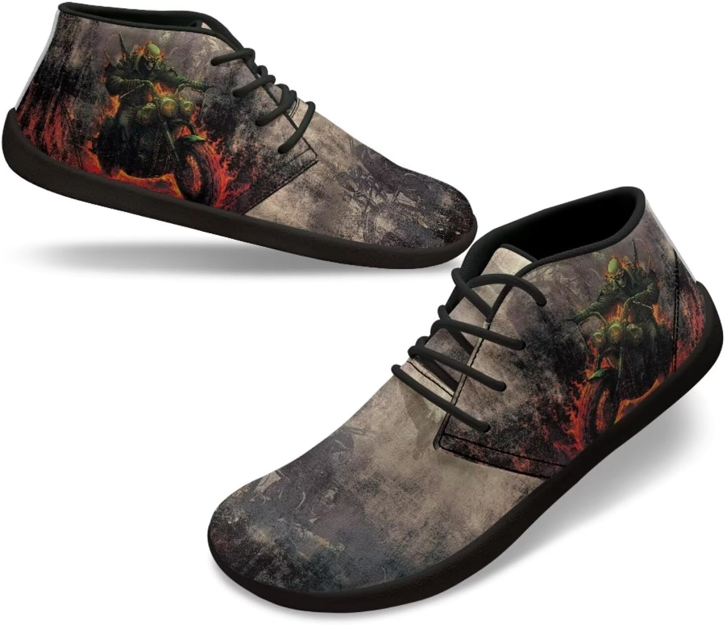 

Мужские кроссовки с модной подошвой нулевого наклона, противоскользящие, для бега, прогулок и походов Xixirimido, Vintage Motorcycle