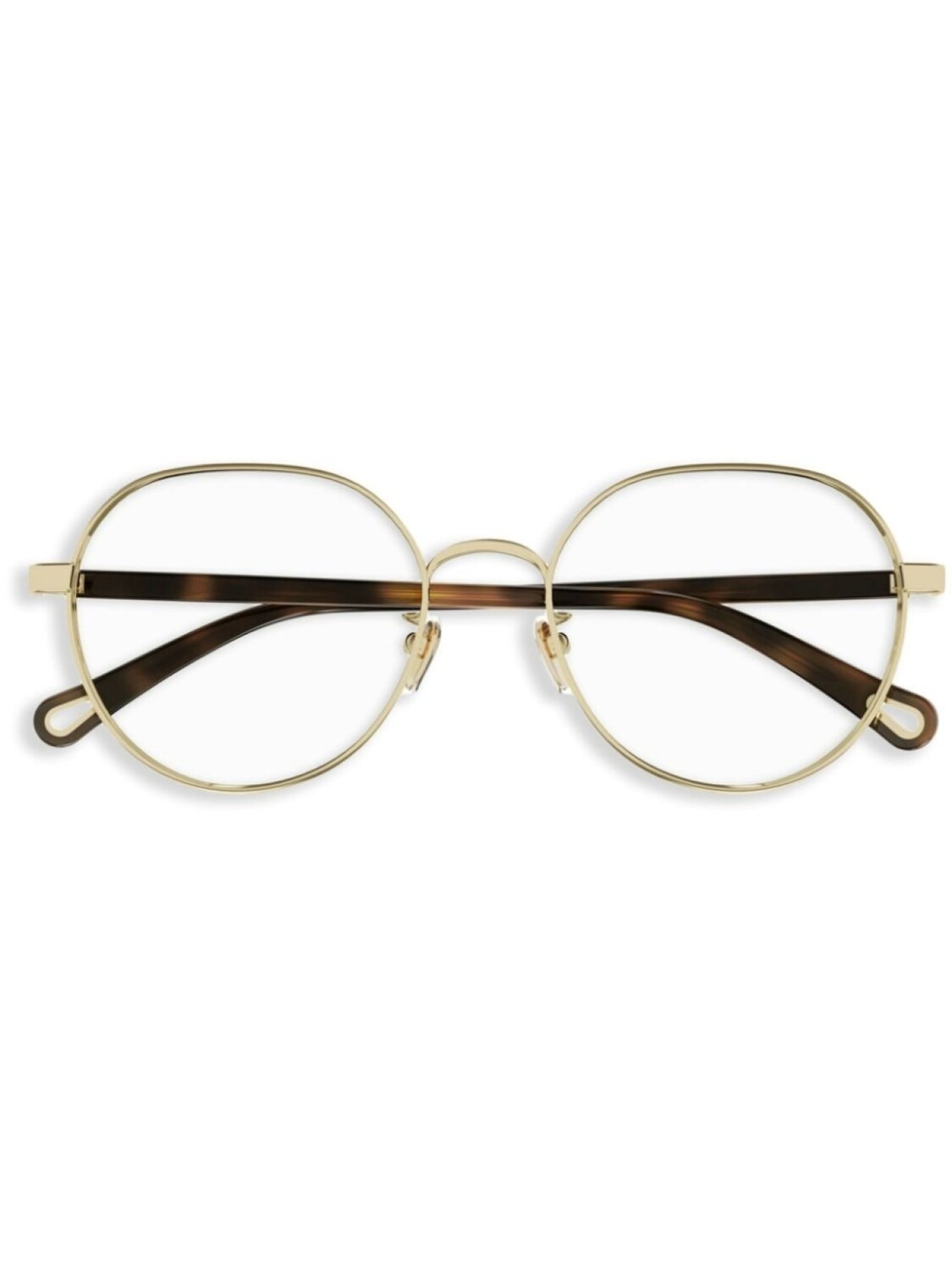 

Очки в круглой оправе Chloé Eyewear, золотой
