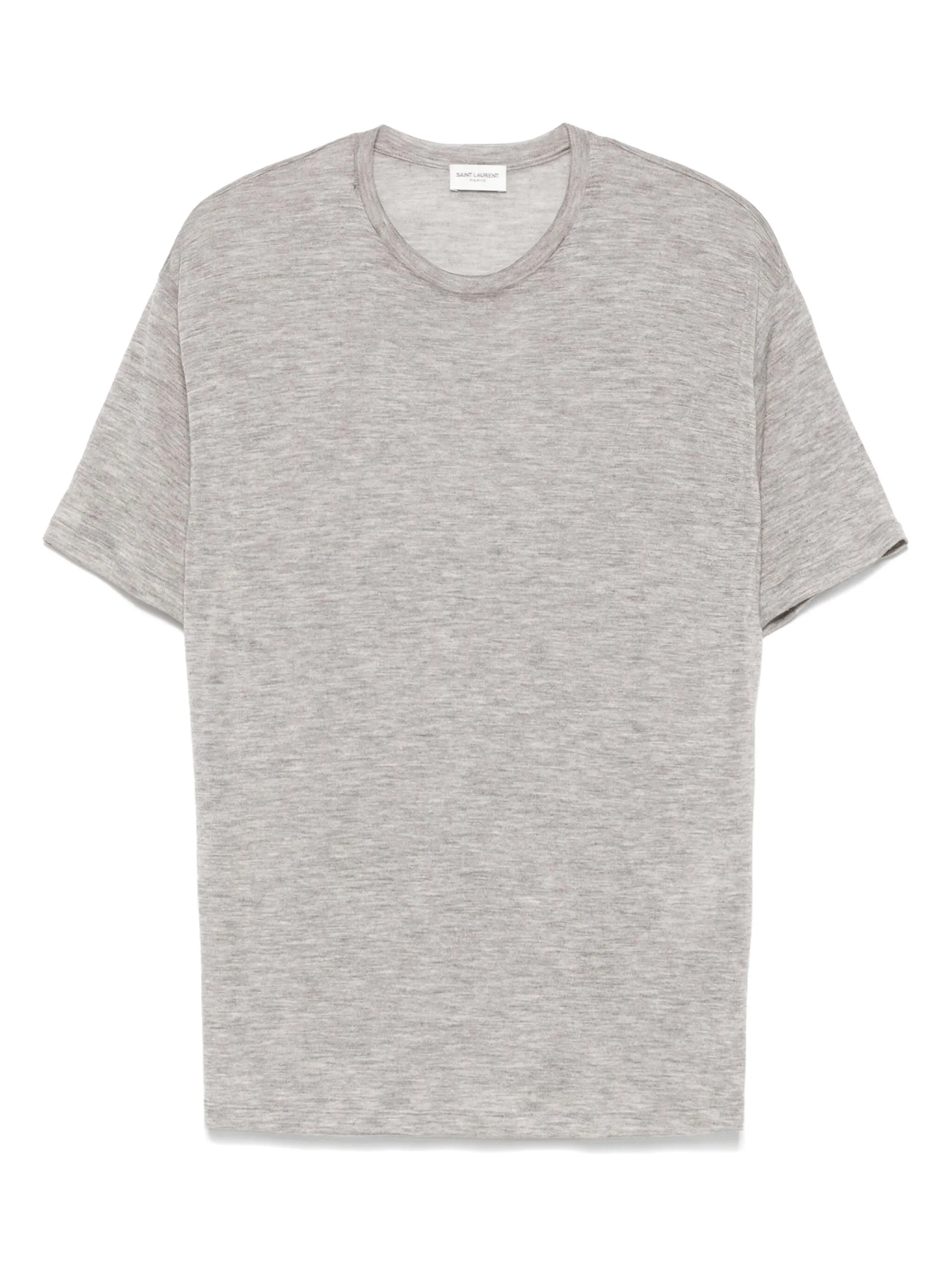 

Футболка тонкой вязки Saint Laurent, серый
