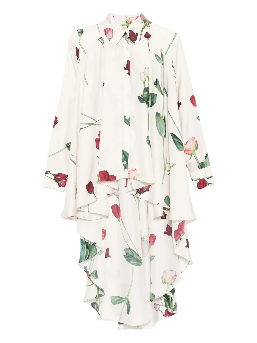 

Блузка с цветочным принтом Antonio Marras, белый
