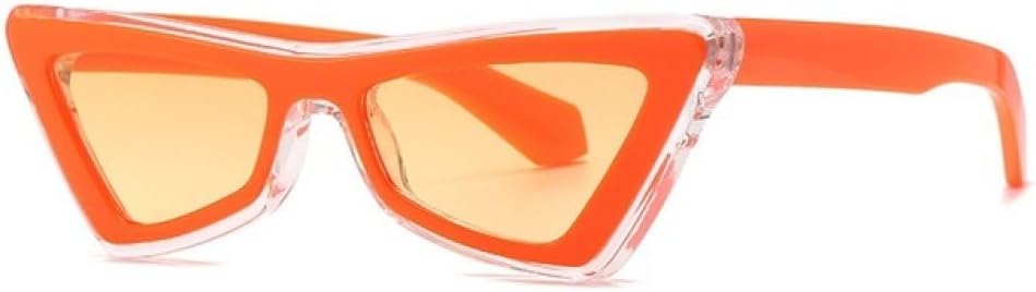 

Ретро-солнцезащитные очки «кошачий глаз» для женщин, защита от ультрафиолета UV400, леопардовый градиент, модные мужские солнцезащитные очки сине-оранжевого цвета MTZJH, Orange