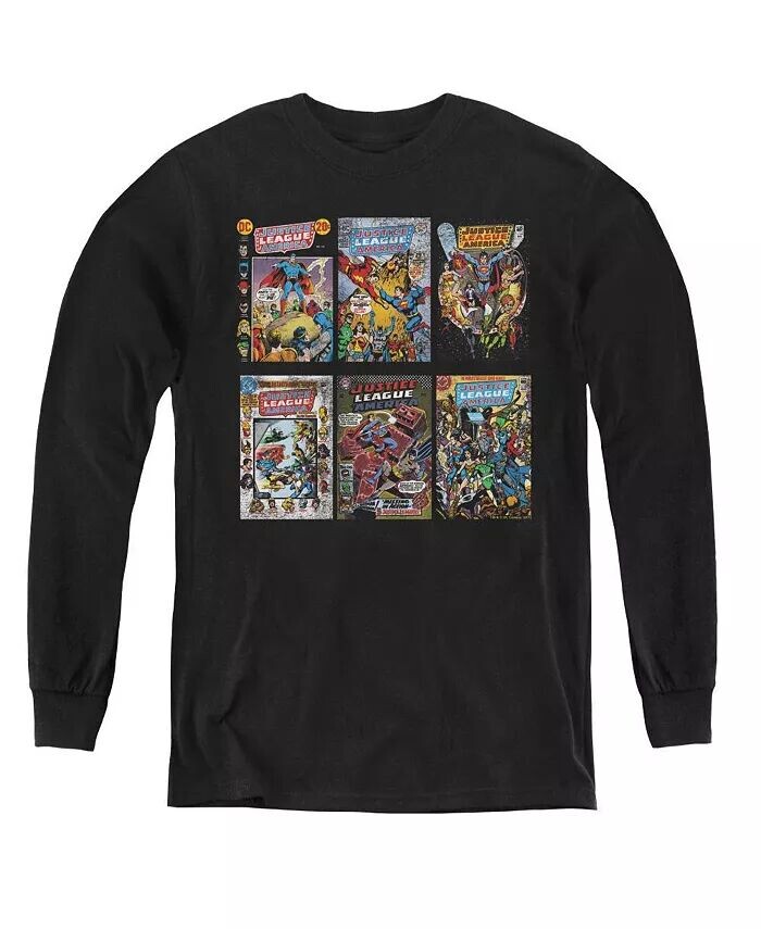 

Свитшот с длинным рукавом для мальчиков и молодежи DC Comics, черный
