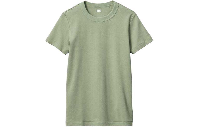 

Футболка U Collection женская зеленая Uniqlo