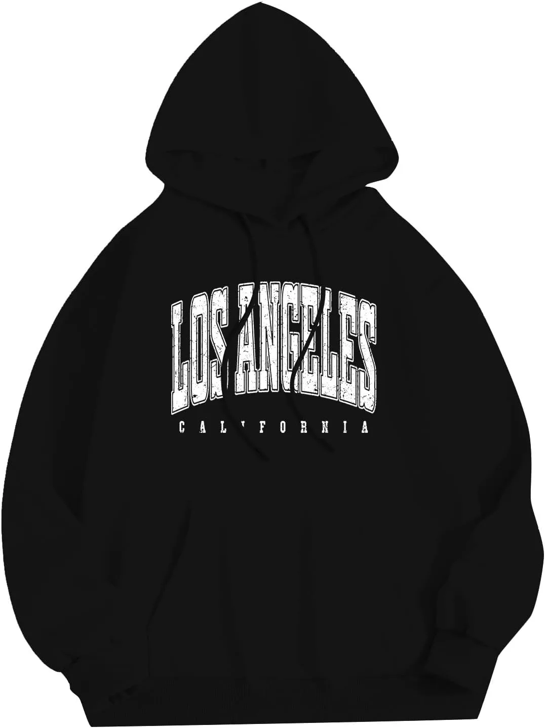 Толстовка с капюшоном Los Angeles Solid для мужчин, винтажный колледж-принт — фото 2
