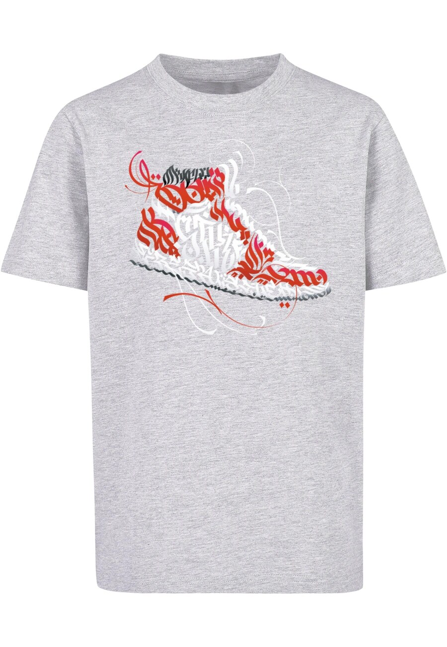 

Рубашка Mister Tee Tagged Sneaker, светло-серый