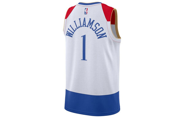 Спортивная футболка zion williamson swingman new orleans pelicans white Nike, белый — фото 2
