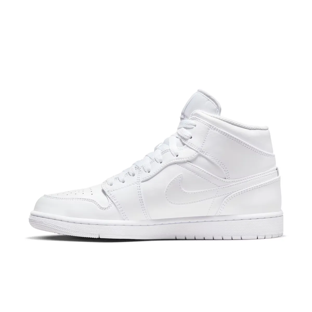 Мужские баскетбольные кроссовки Air Jordan 1 Mid, белый — фото 4