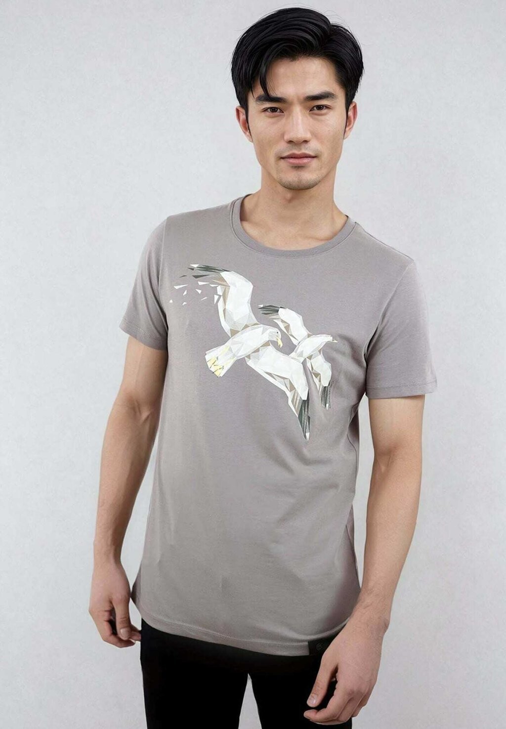 

Футболка с принтом MÖWEN CircleStances, цвет Mottled Dark Grey