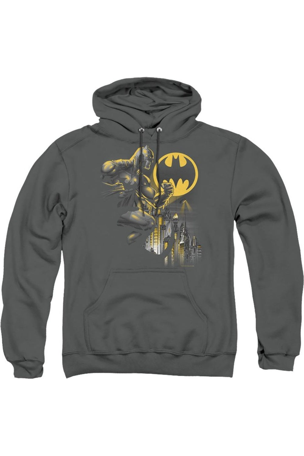 

Толстовка с капюшоном Batman Bat Signal для взрослых Gildan, цвет charcoal