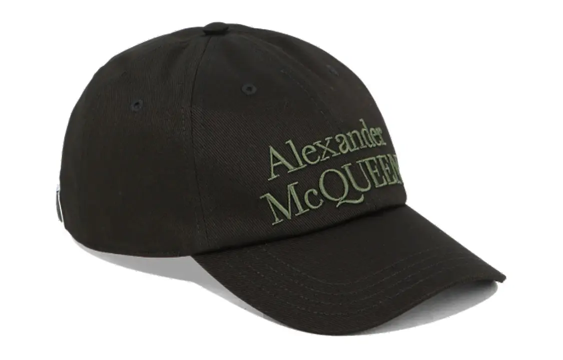 

Alexander McQueen Бейсболка с вышитым логотипом, Black