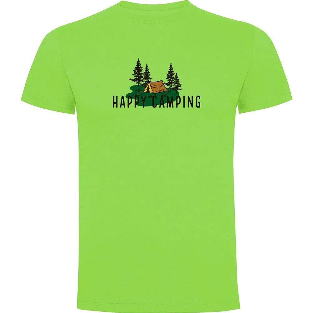 

Футболка Kruskis Happy Camping, зеленый