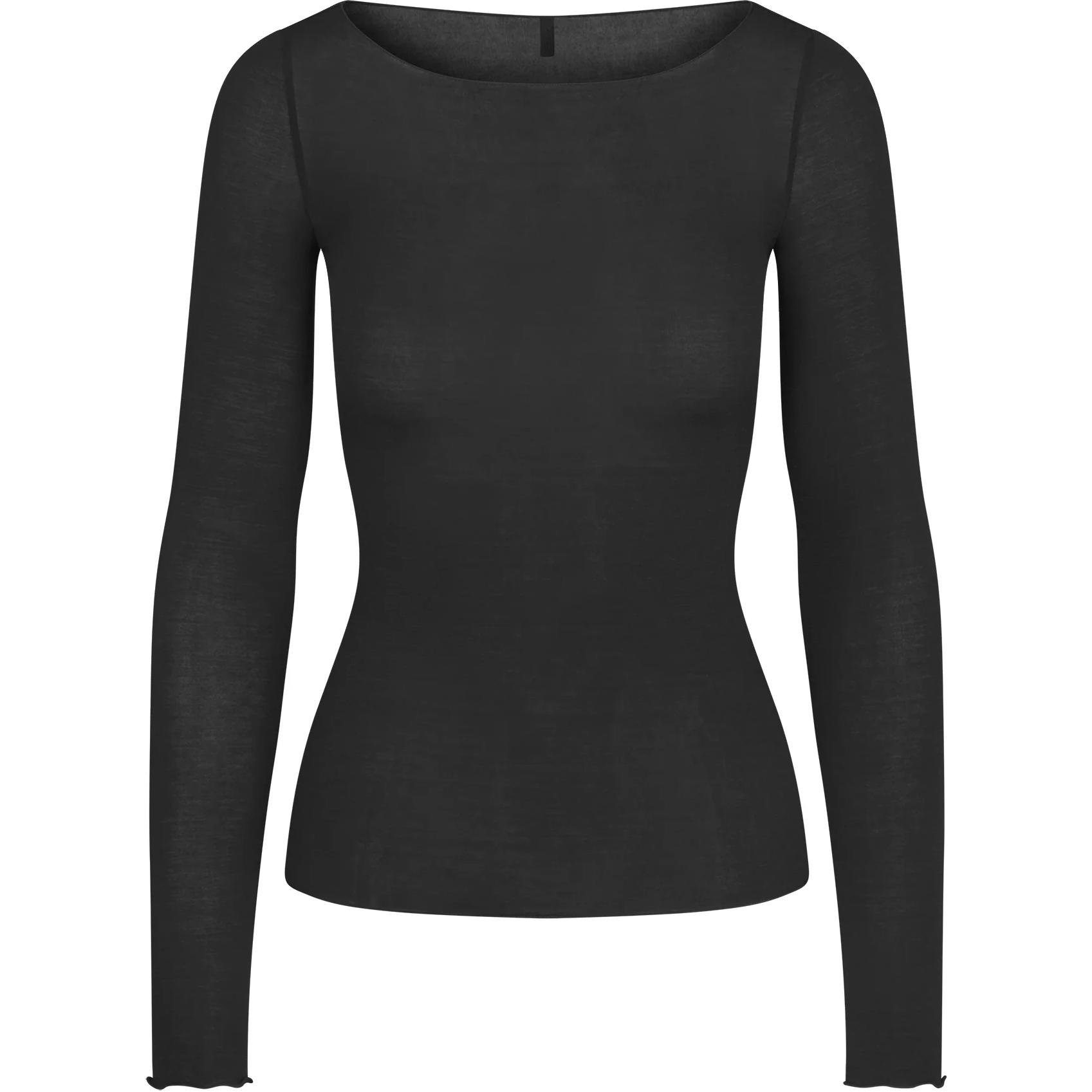 

Свитшот с удлиненными плечами SKIMS ONYX/Onyx