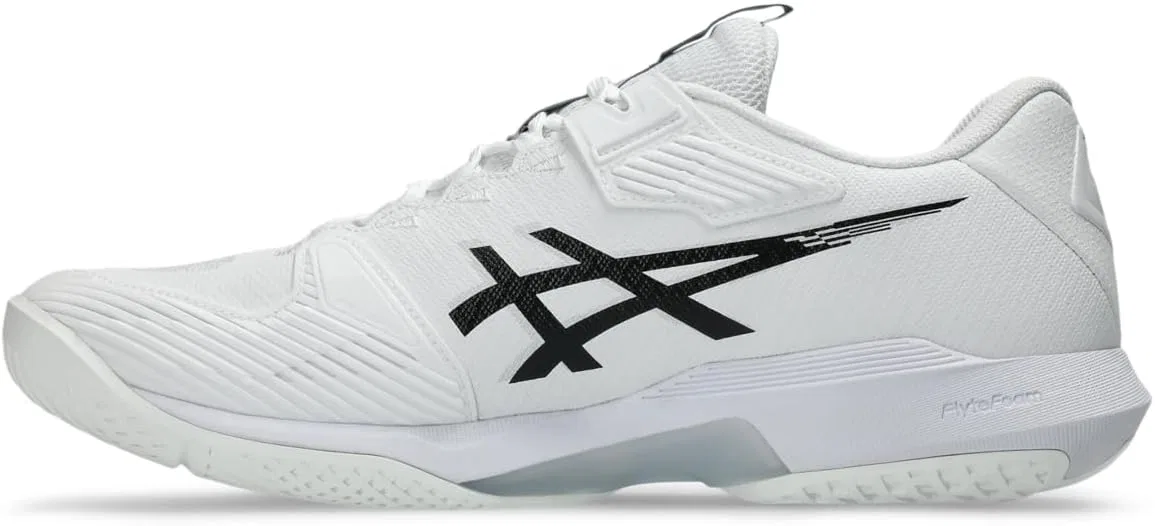 Кроссовки теннисные ASICS Solution Speed FF 4, White/Black — фото 4