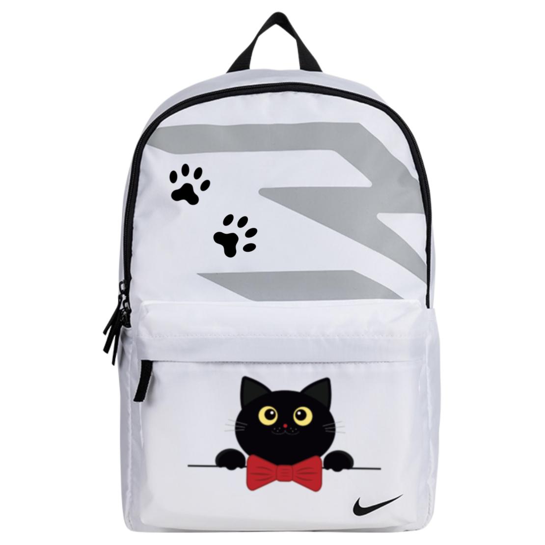 

Nike Полиэстеровый рюкзак унисекс белый, Kitten