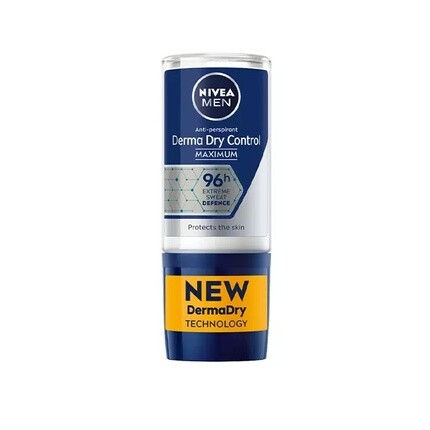 

Антиперспирант-ролик для мужчин Derma Dry Control 50 мл - Длительная защита от пота и запаха Nivea