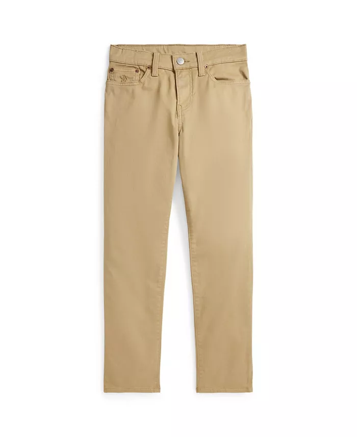 Мальчиковые брюки Sullivan Slim Stretch Sateen для возраста 8-20 лет Polo Ralph Lauren, загар/бежевый — фото 4